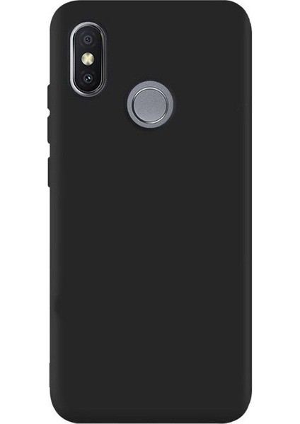 Xiaomi Mi Max 3 Premium Matte Silikon Kılıf Siyah