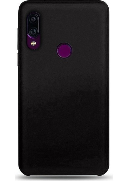 Xiaomi Redmi Note 7 Premium Matte Silikon Kılıf Siyah