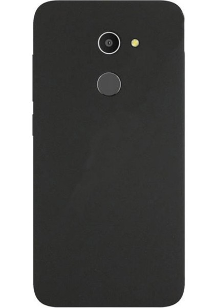 Alcatel A3 Premium Matte Silikon Kılıf Siyah