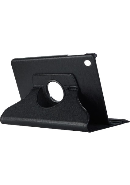 Samsung Galaxy Tab S5E 10.5'' T720 Kılıf 360 Rotating Stand Deri Siyah