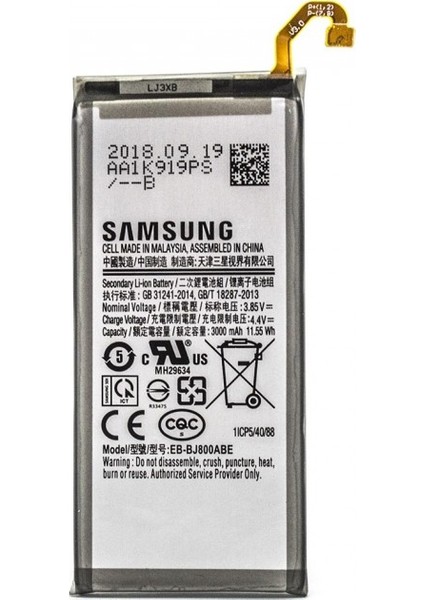 Samsung Galaxy A6 2018 Plus A605F Batarya