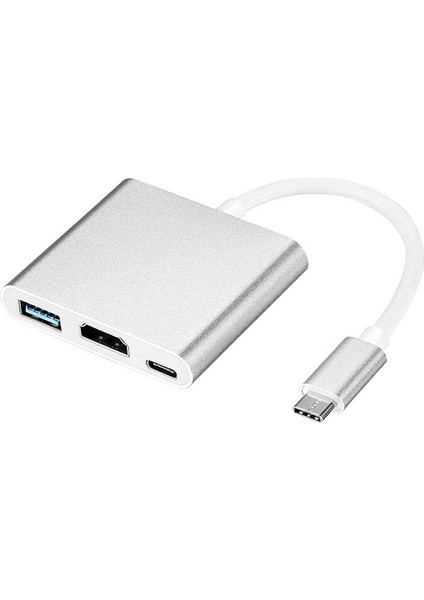 USB 3.1 Type-C - USB 3.0+ HDMI+ USB 3.1 Type-C Çoklayıcı Adaptör CDG-CNV39