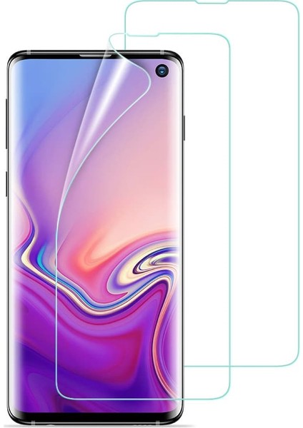 Samsung S10 Cam Ekran Koruyucu 3D Full Coverage Liquid Skin Film 2 Adet