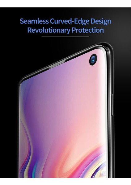 Samsung S10 Cam Ekran Koruyucu 3D Full Coverage Liquid Skin Film 2 Adet