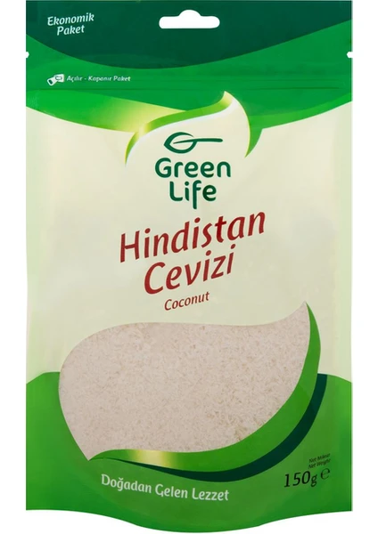 Green Life Hindistan Cevizi - 150 gr - Eko Zipli