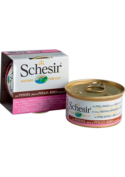Ton & Tavuk & Pirinç Kedi Konservesi 85 g x 12 Adet