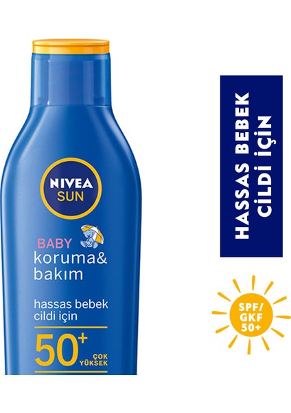 Sun Bebek Bakım Yapan Güneş Losyonu Gkf 50+ 200 Ml