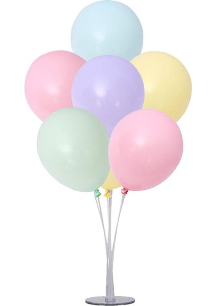 Balon Standı 7'li ve 7 Adet Makaron Balon