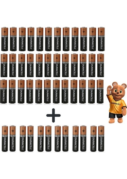 Alkalin 48'li Özel Pil Paketi(12 Aa +12 Aa+12 Aa +12 Aaa )