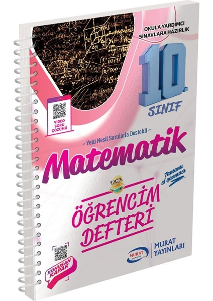 Murat Yayınları 10.Sınıf Matematik Öğrencim Defteri