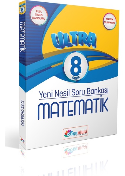 Köşebilgi Yayınları  LGS 8.Sınıf Yeni Nesil Ultra Matematik Soru Bankası