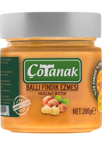 Ballı Fındık Ezmesi 200 Gr