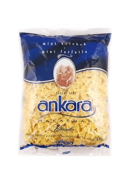 Nuhun Ankara Makarna Kelebek 500 gr 5'li