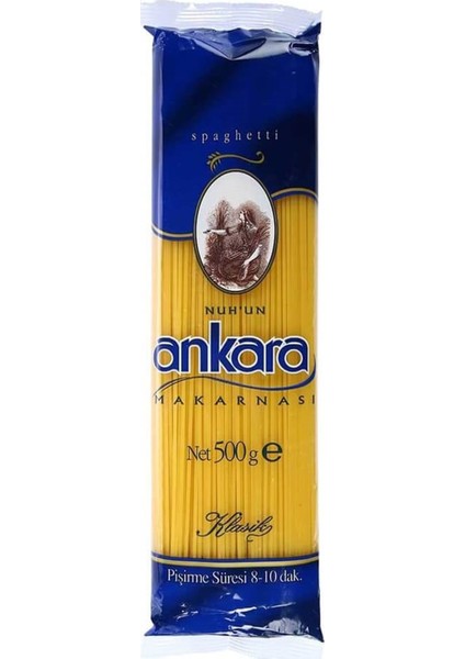 Nuhun Ankara Makarna Spagetti 500 gr 5'li