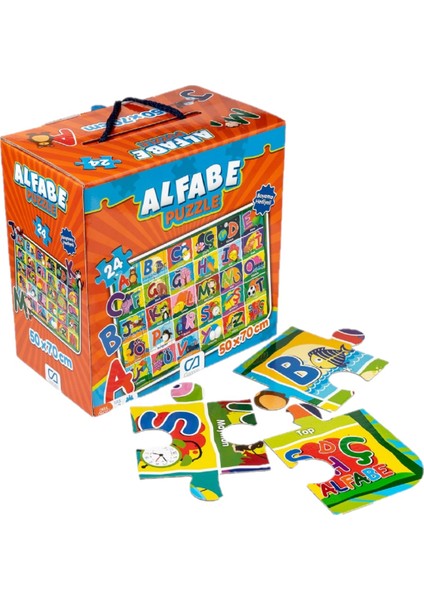 2'li Alfabe ve Türkiyemiz Yer Puzzle Seti