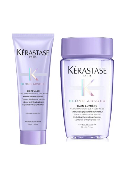 Blond Absolu Şampuan 80 ml & Cicaflash Saç Kremi 75 ml