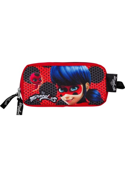 Uğur Böceği (Ladybug) Baskılı Kız Çocuk Kalem Çantası