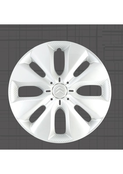 Tisa Citroen Elysee 15" Jant Kapağı 4'lü Takım JKC004