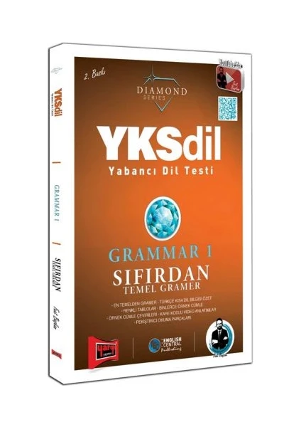 Yargı Yayınevi YKSDİL Yabancı Dil Testi Grammar 1 Sıfırdan Temel Gramer  