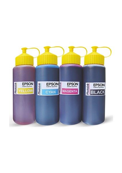 EcoTank L382 için 4renk 500ML Mürekkep