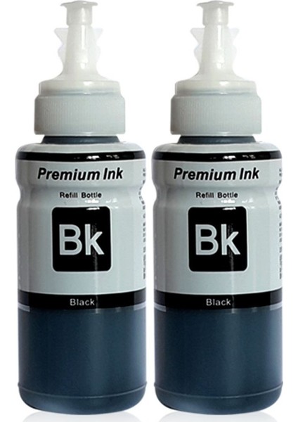 Photoink  EcoTank L550 için2 Adet Siyah  Mürekkep