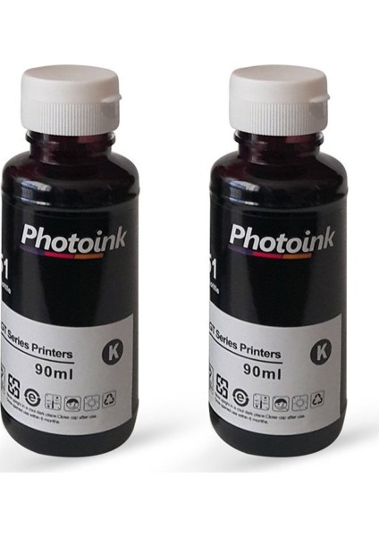 C3540A 2 Adet Siyah Photoink Mürekkep