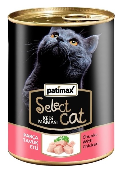 24'lü Parça Tavuk Etli Kedi Konserve 400 Gr