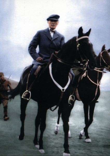 Atatürk At Üstünde Kanvas Tablo