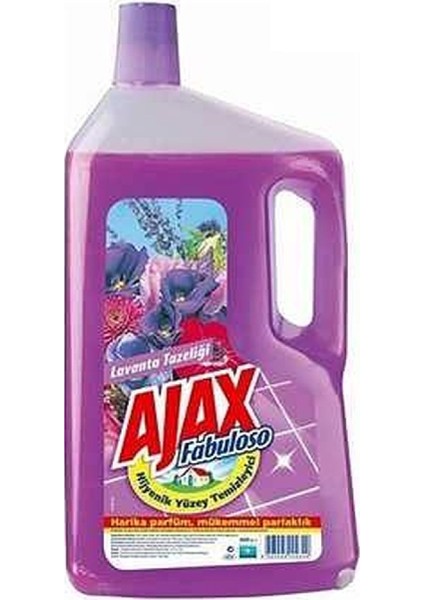 Fabuloso Yüzey Temizleyici Lavanta 2 Lt 6'lı Set