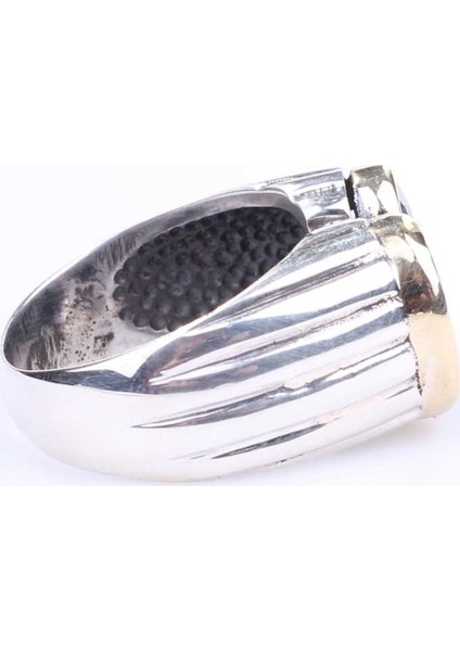 925 Ayar Gümüş Garnet Taşlı Unisex Yüzük modelleri