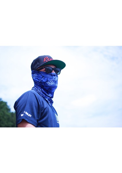 Uv Koruyucu Bandana / Boyunluk Blue Camo