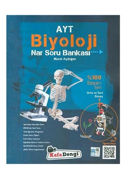 Kafa Dengi Yayınları AYT Biyoloji Soru Bankası Yeni Orta ve İleri Düzey