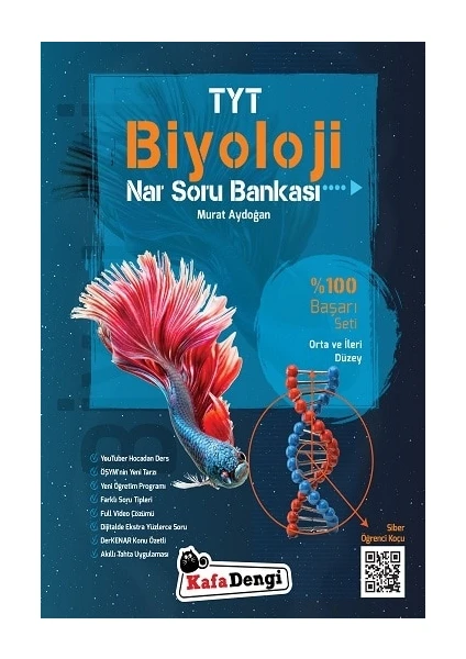 Kafa Dengi Yayınları TYT Biyoloji Soru Bankası Yeni Orta ve İleri Düzey