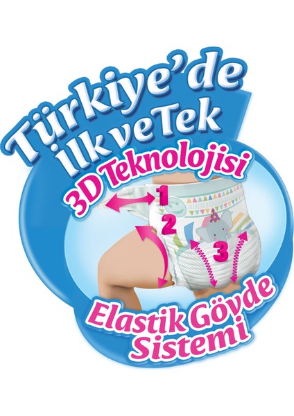 Bebek Bezi 6 Beden Ekstra Large Ekonomik Paket 26 Adet