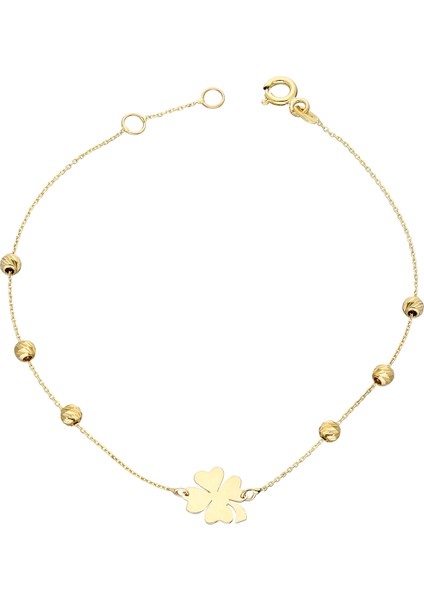 Altın Dorika Yonca Bileklik