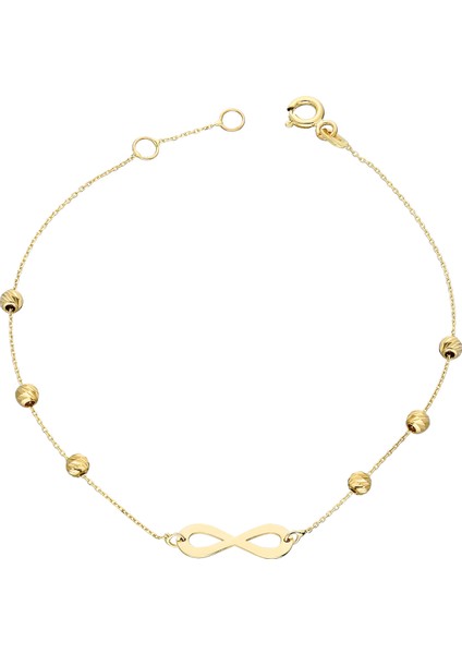 Altın Dorika Sonsuzluk Bileklik