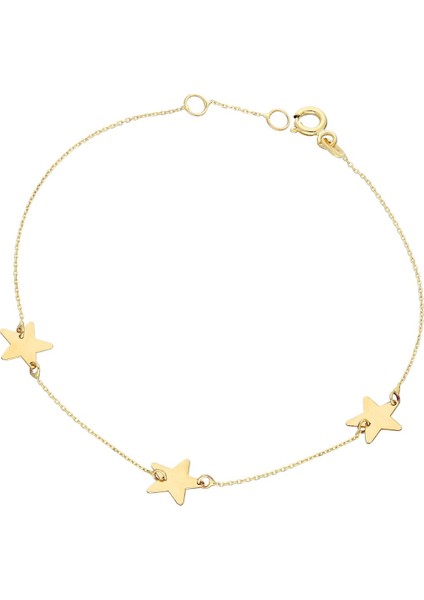 Sv0135 Altın Yıldız Bileklik