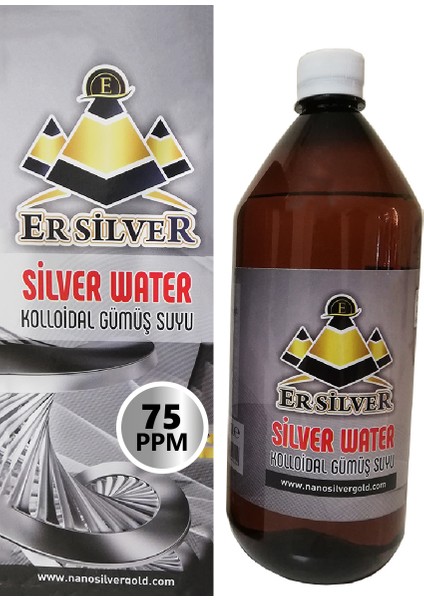 Kolloidal Gümüş Mineralli Su (75 Ppm-1000 ml)