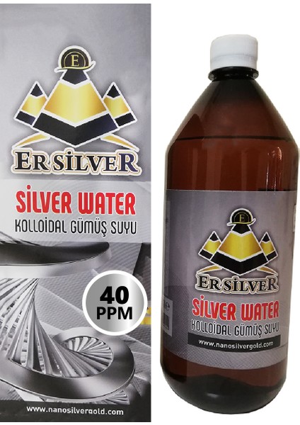 Kolloidal Gümüş Mineralli Su (40 Ppm-1000 ml)