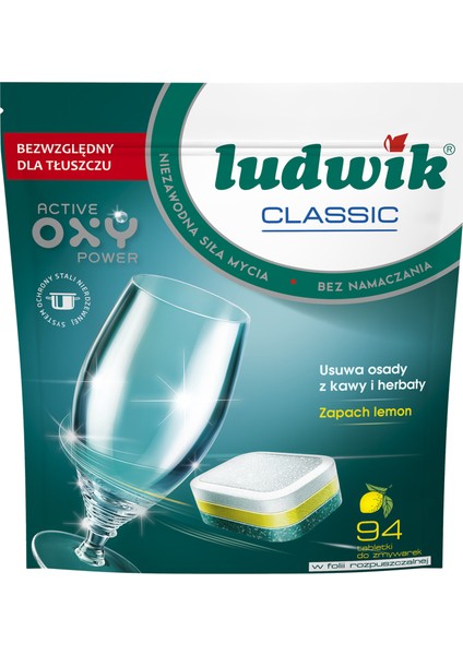 Classic Bulaşık Makine Tableti 94 Yıkama Li̇monlu