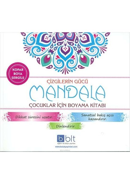 Çizgilerin Gücü Çocuklar İçin Mandala Boyama Kitabı