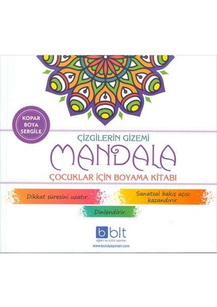 Çizgilerin Gizemi Mandala Boyama Kitabı