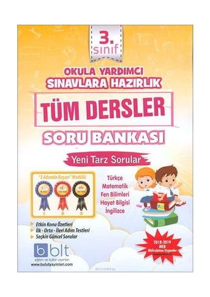 Bulut Eğitim ve Kültür Yayınları Eğitim 3. Sınıf Tüm Dersler Soru Bankası