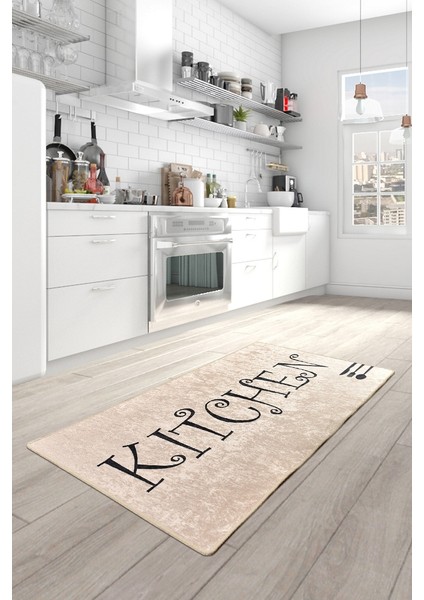 Chilai Home Spoon Djt 100X300 cm Mutfak Halısı