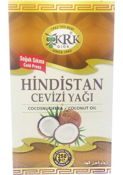 Krk Hindistan Cevizi Yağı 250 gr