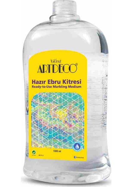 Ebru Boyası Sıvı Kitre 1000Ml. Y-015M-1000