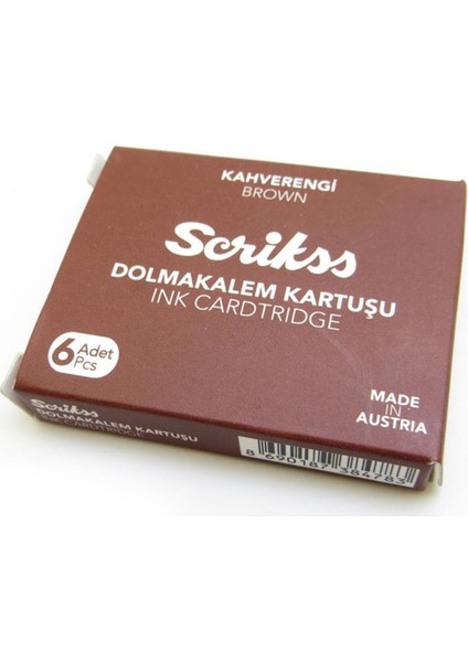 Dolmakalem Kartuşu Kahve 6'Lı