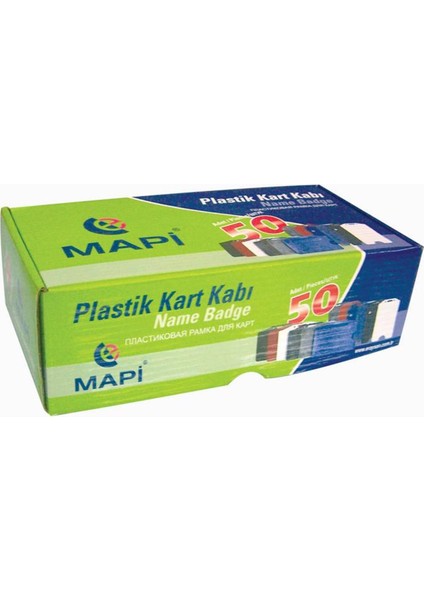 Kart Kabı Dikey Şeffaf 10Lu 910 15 50