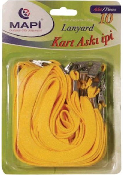 Askı İpi Poly.Met.Klips Beyaz 10Lu 910 30 00