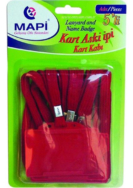 Kart Kabı Askı İpli Pls.Poly.Laci.910 18 02